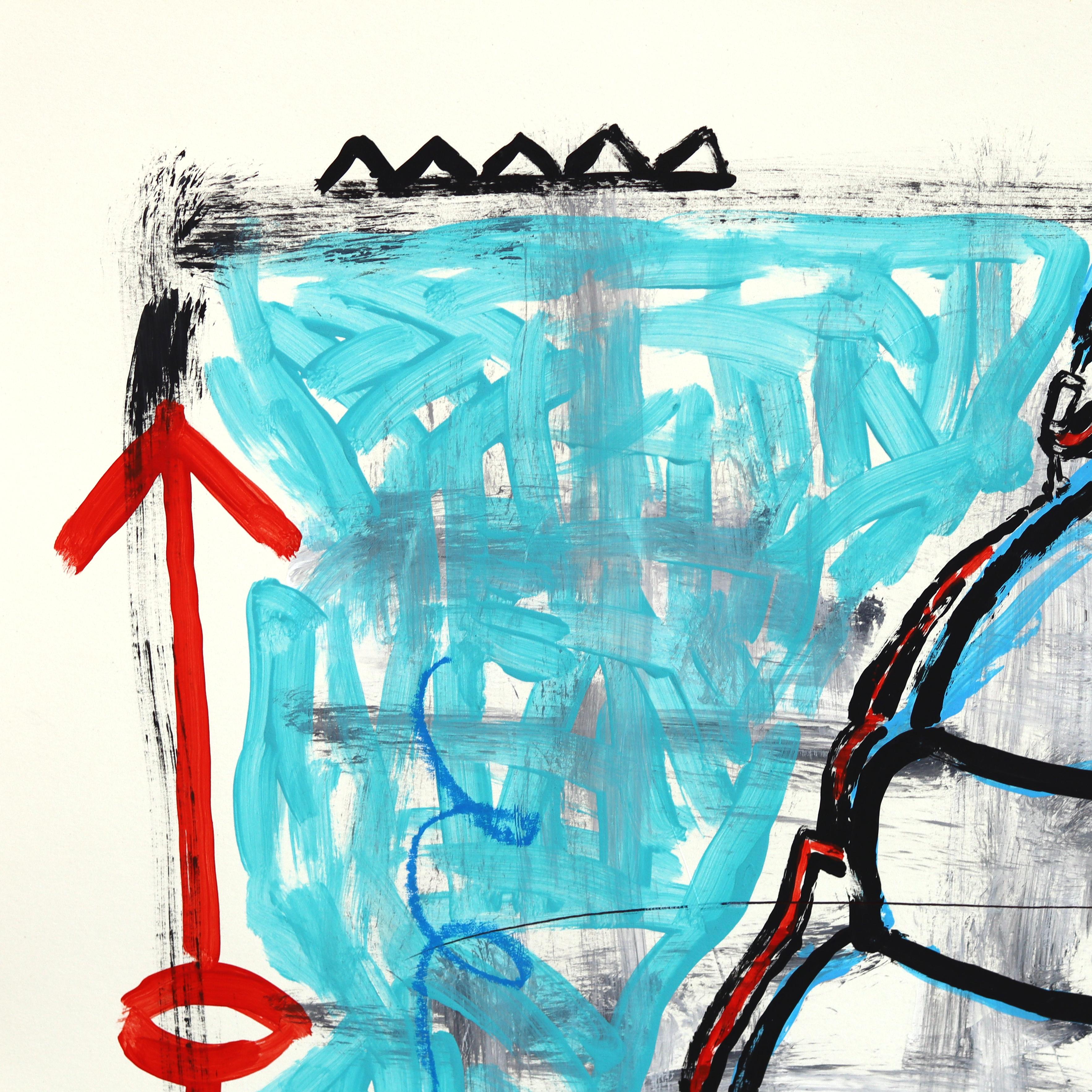 Chill and Spill - Original Quirky Ice Cream Mixed Media Pop Artwork by Gary John im Angebot 1