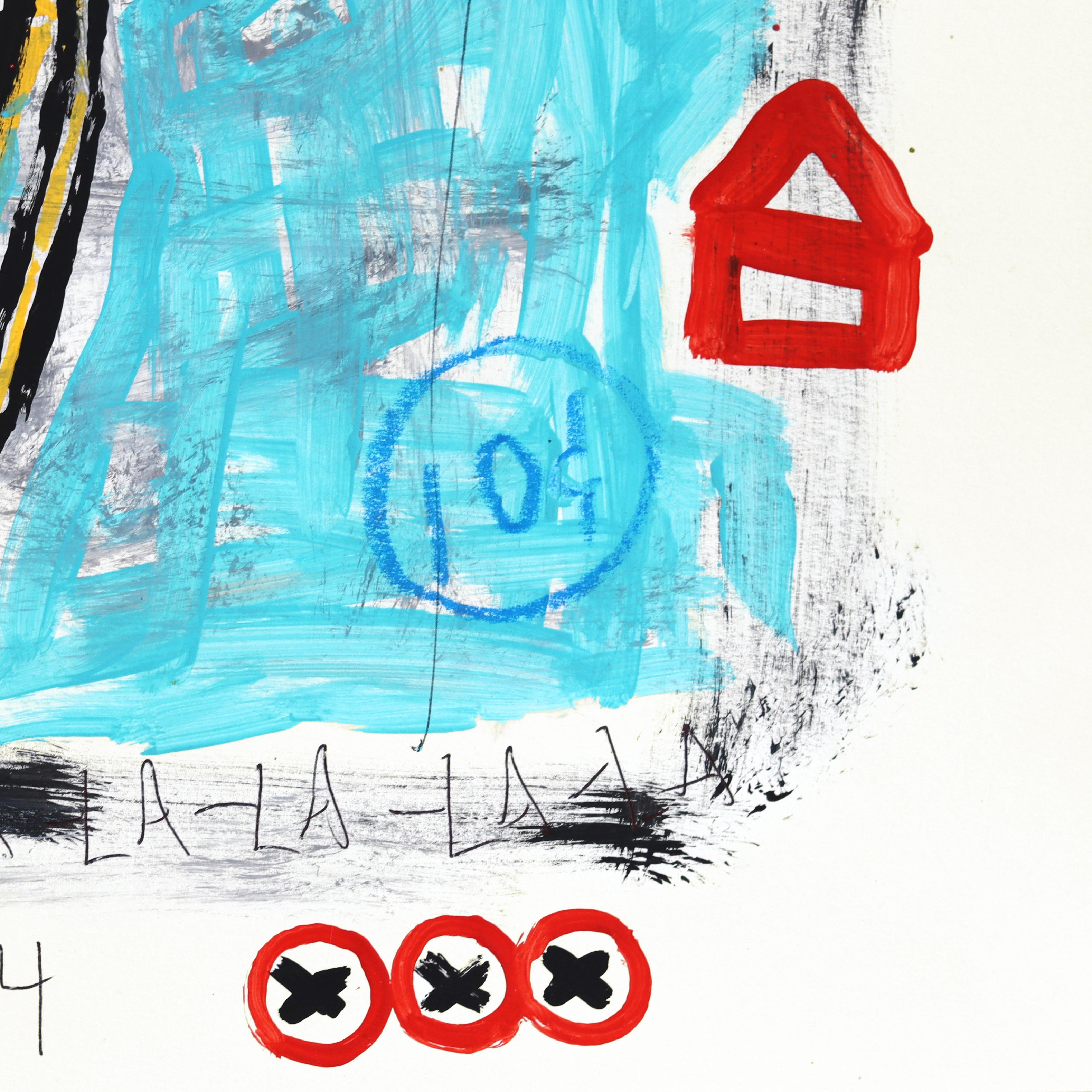 Chill and Spill - Original Quirky Ice Cream Mixed Media Pop Artwork by Gary John im Angebot 4