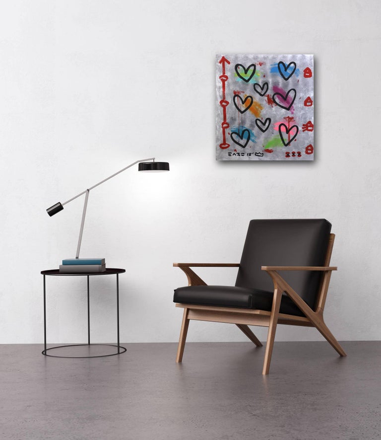 Gary John Colorful Hearts For Sale at 1stdibs