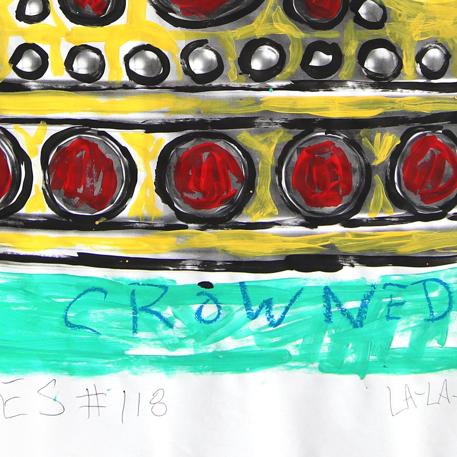 Crowned - Abstract Colorful Vibrant Still Life Pop Art Painting by Gary Johns en vente 6