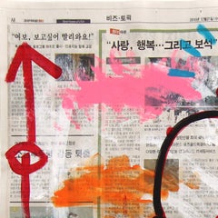 Maldecir el viento - Obra original pop acrílica figurativa de Snoopy por Gary John