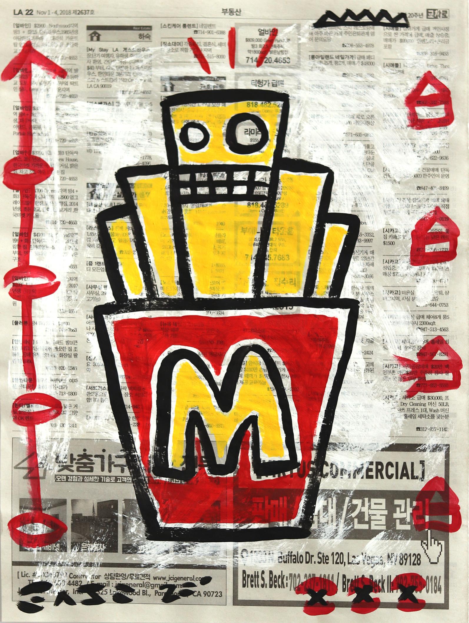 Los Angeles street artist Gary John exploded onto the international art scene first during Art Basel Miami in 2013. John’s playfully bold work quickly gained attention and he was named one of 20 standout artists at the 2014 NY Affordable Art Fair.