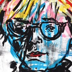 Andy el eléctrico - Retrato figurativo original Obra de arte en técnica mixta de Gary John