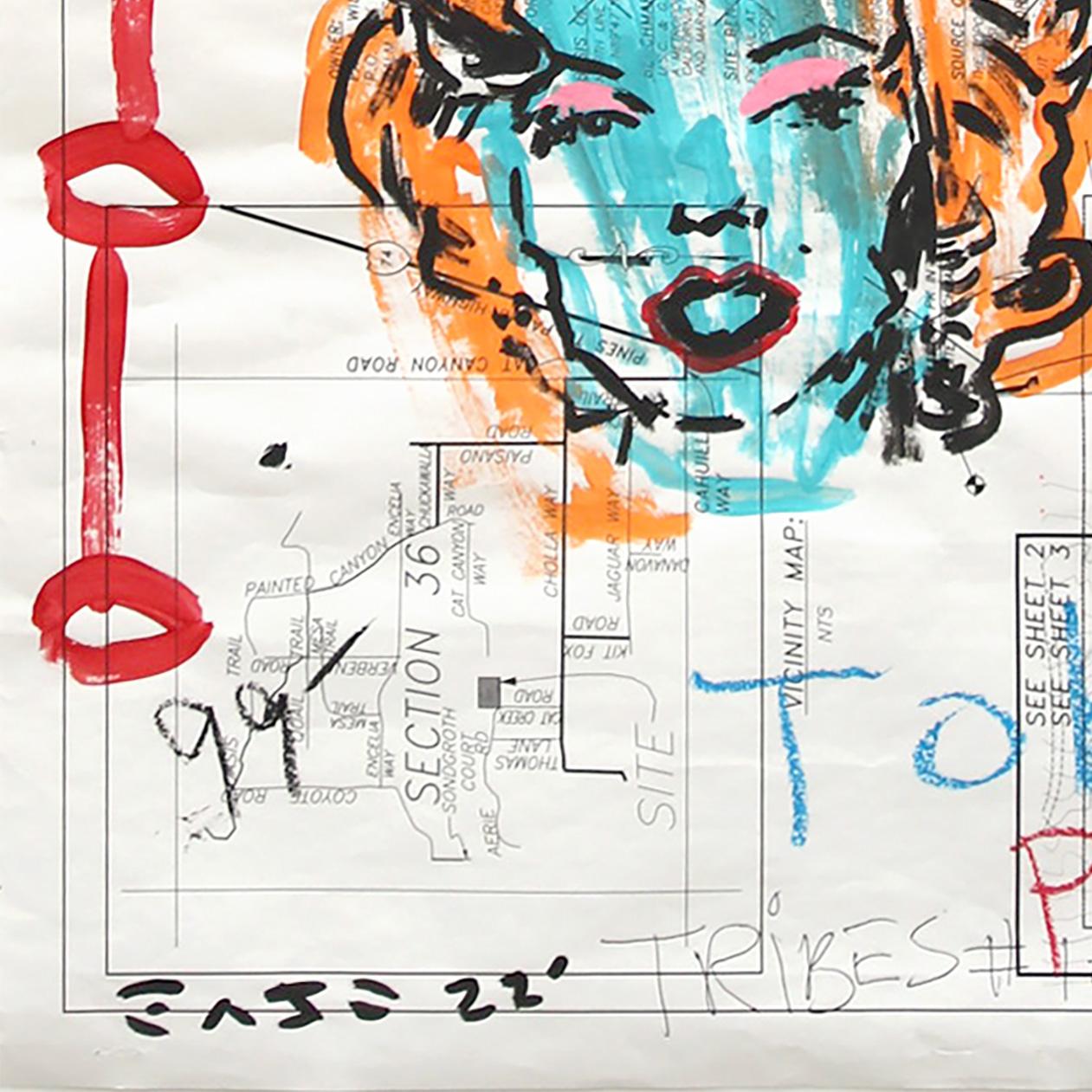 Fake Tokyo Pop - Marilyn Monroe Original Figurative Pop Art di Gary Johns in vendita 5