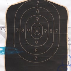 Hey Please Don't Shoot - Abstract Figurative Street Art Painting by Gary John