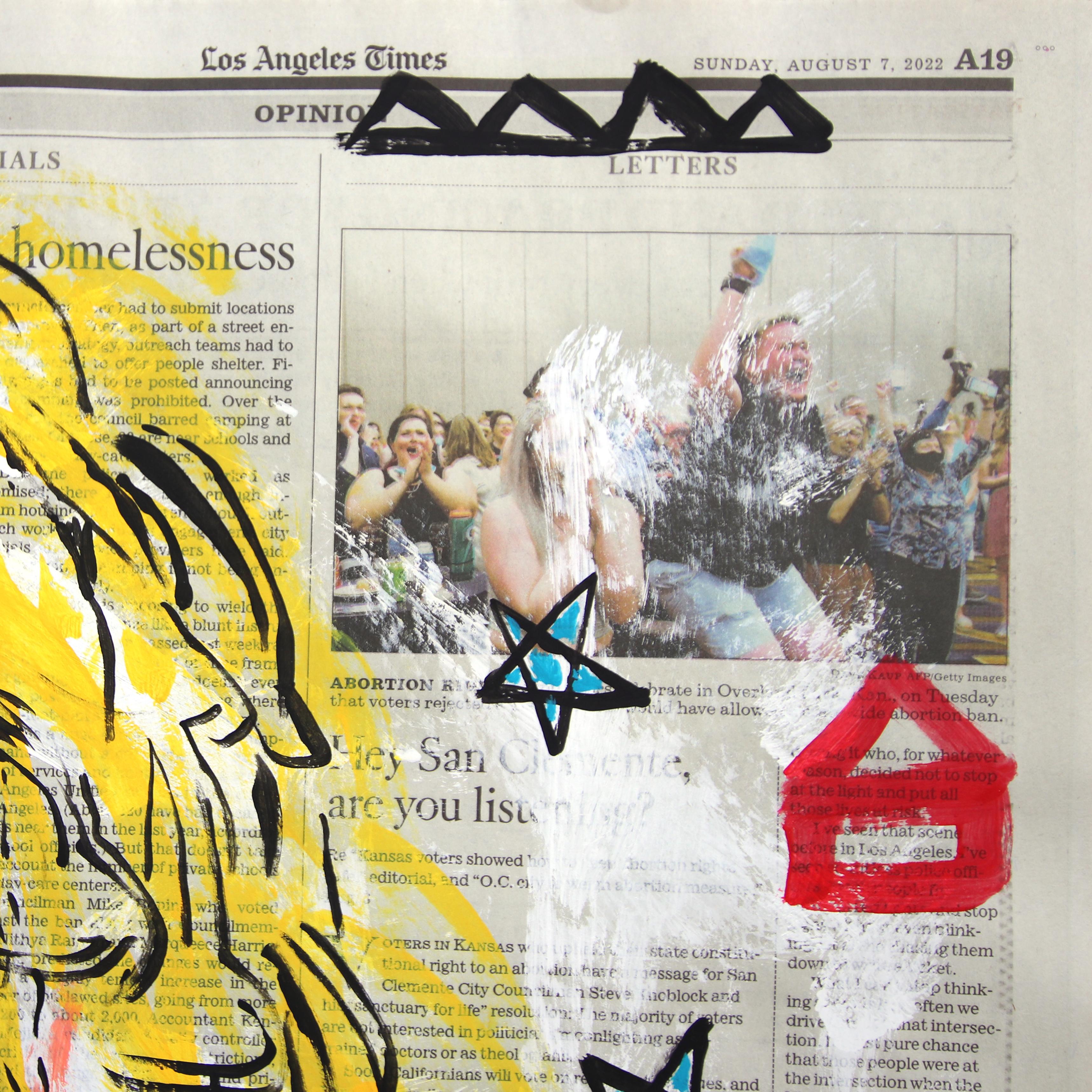 High Hair Harmony - Abstract Dolly Parton Portrait Pop Art Painting by Gary John For Sale 3