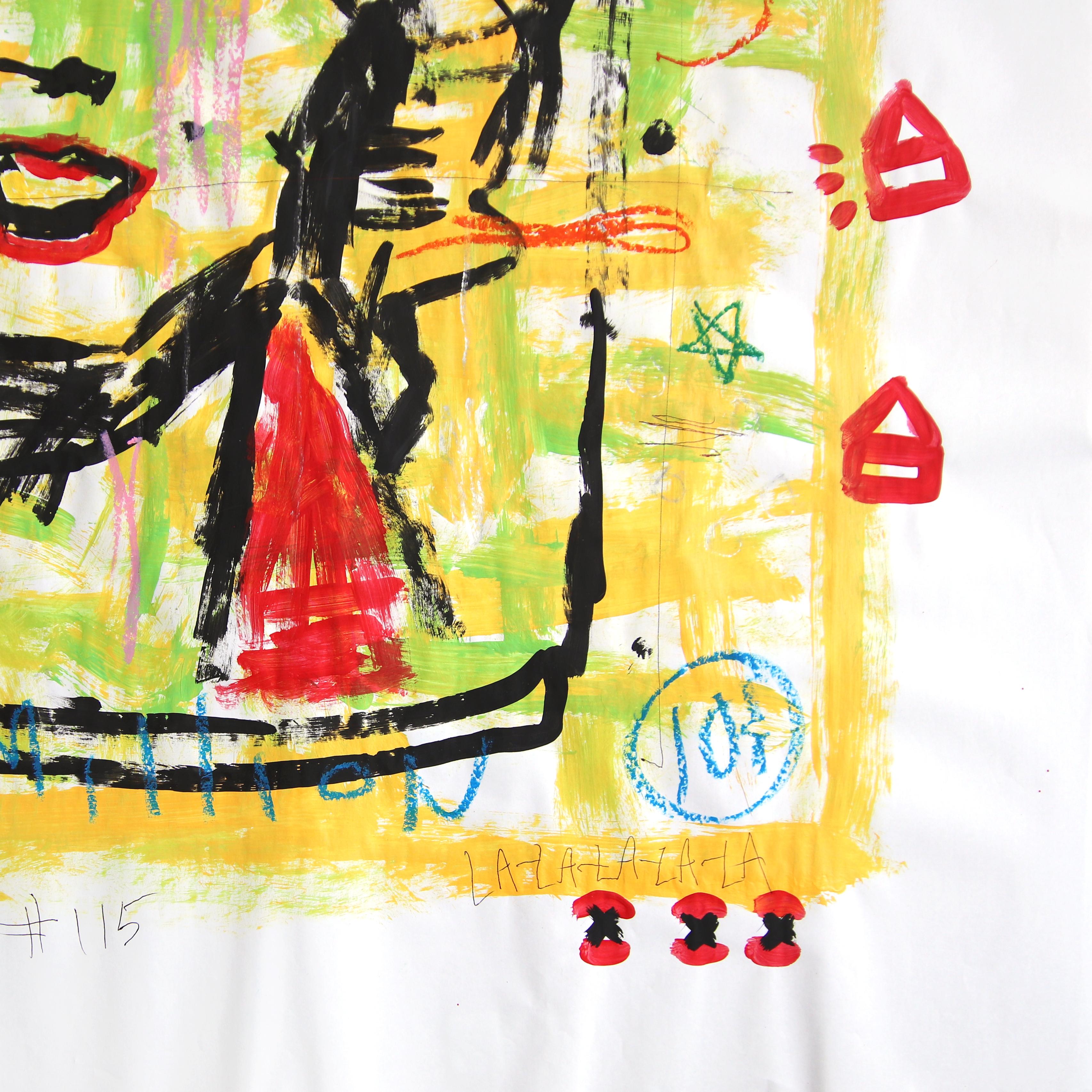 Marilyn Soup - Abstrait Figuratif Vibrant Portrait Pop Artwork by Gary Johns en vente 2