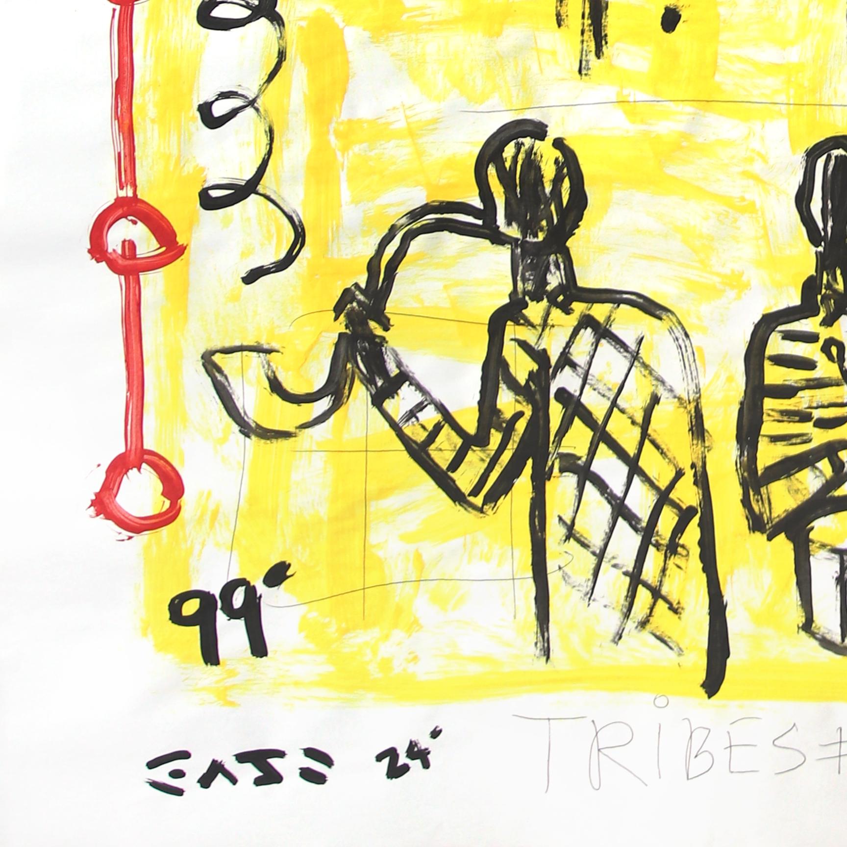 Jazz y blues de Nueva Orleans - Pintura figurativa pop art original de Gary John 5