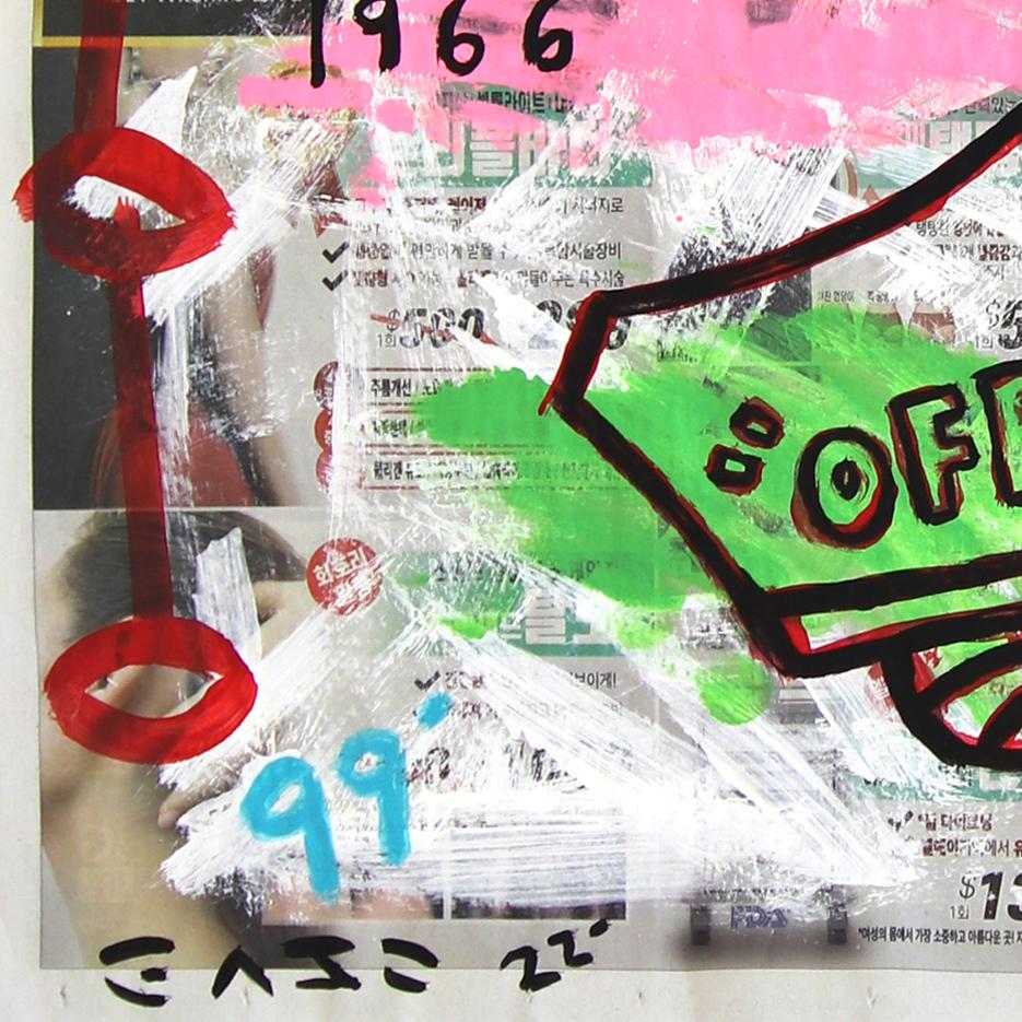 Off The Wall '99 - Original Abstract Skate Sneaker Brand Pop Art by Gary John For Sale 3