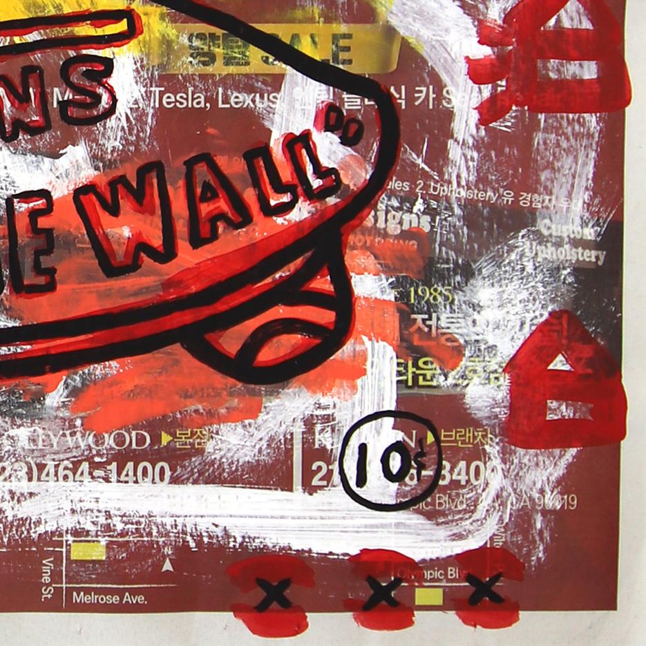 Off The Wall '99 - Original Abstract Skate Sneaker Brand Pop Art by Gary John For Sale 4