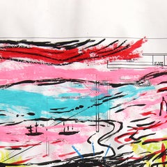 Oh No - Original Colorful Figurative Pop Art Rendition Painting by Gary John