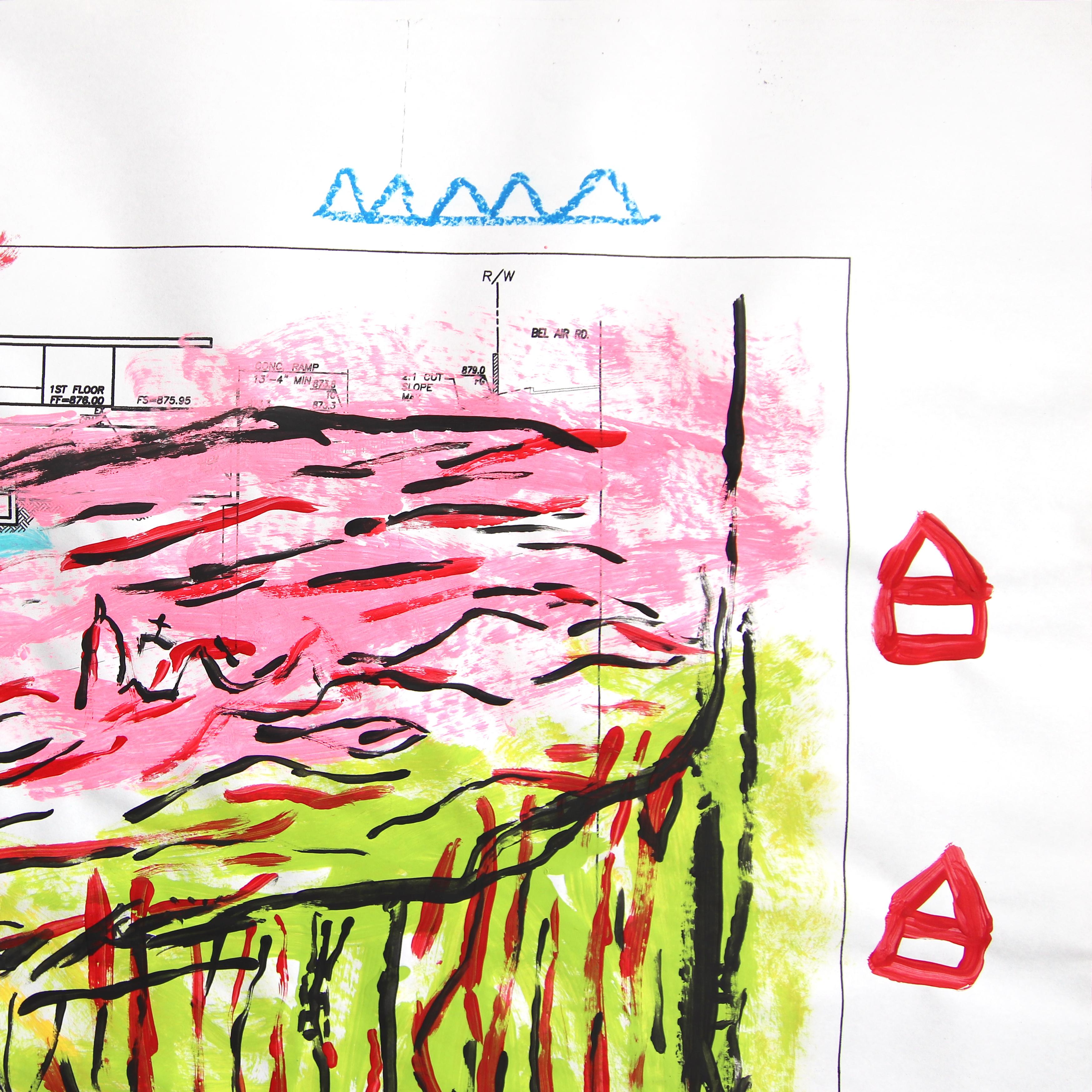 Oh No – Originales farbenfrohes, figuratives Pop-Art- Rendition-Gemälde von Gary John im Angebot 4