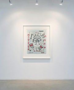 Soup, Original on Paper by Gary John, Acrylic, 24 x 24 inches, Signed