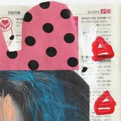 Spotty Vision - Original Playful Abstract Figurative Pop Artwork by Gary John