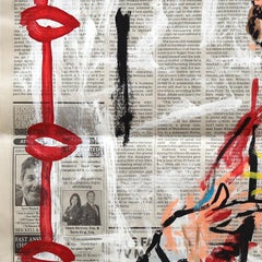 Street Heart Not Street Art - Abstract Figurative Jesus Painting by Gary John