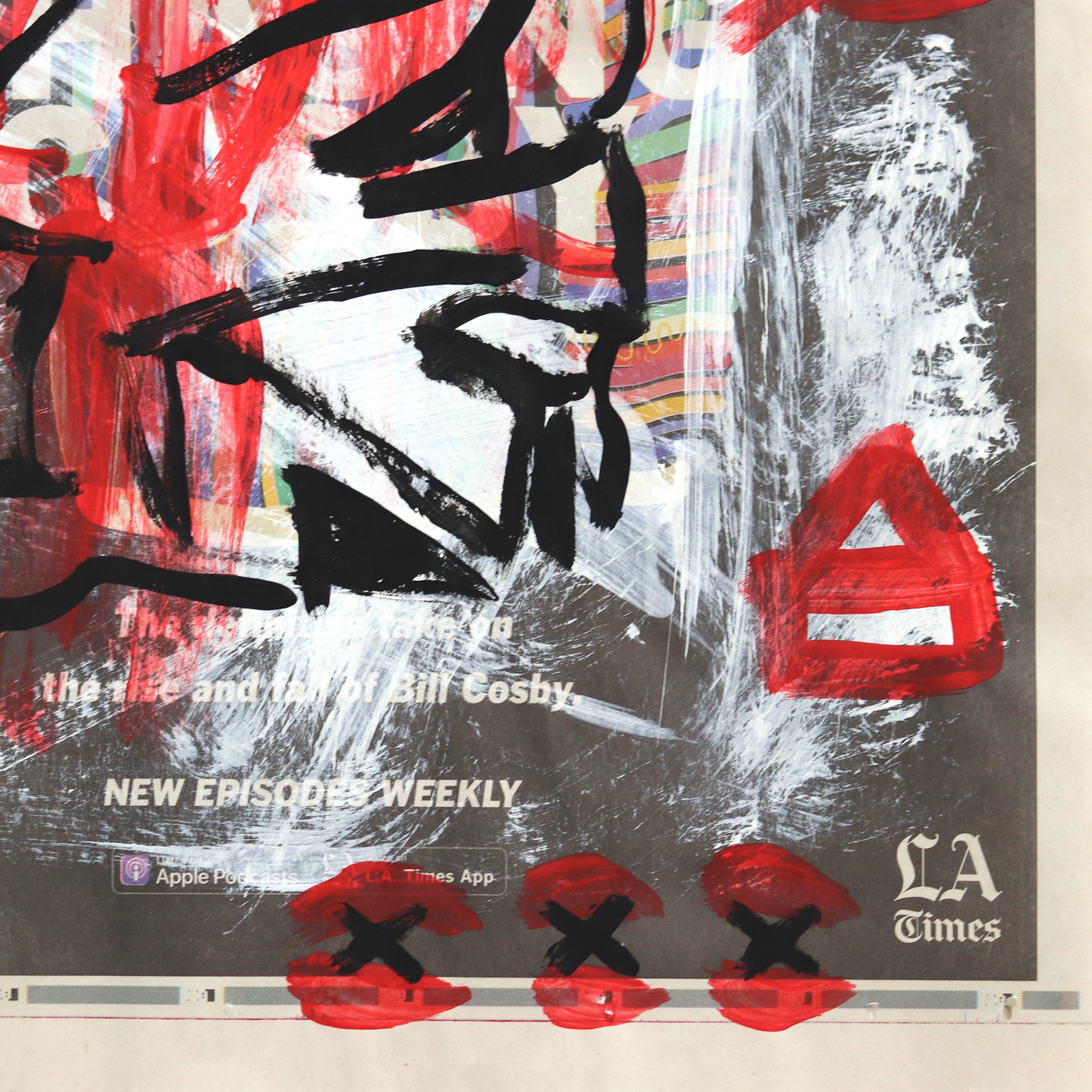 Street Heart Not Street Art - Abstract Figurative Jesus Painting by Gary John For Sale 2