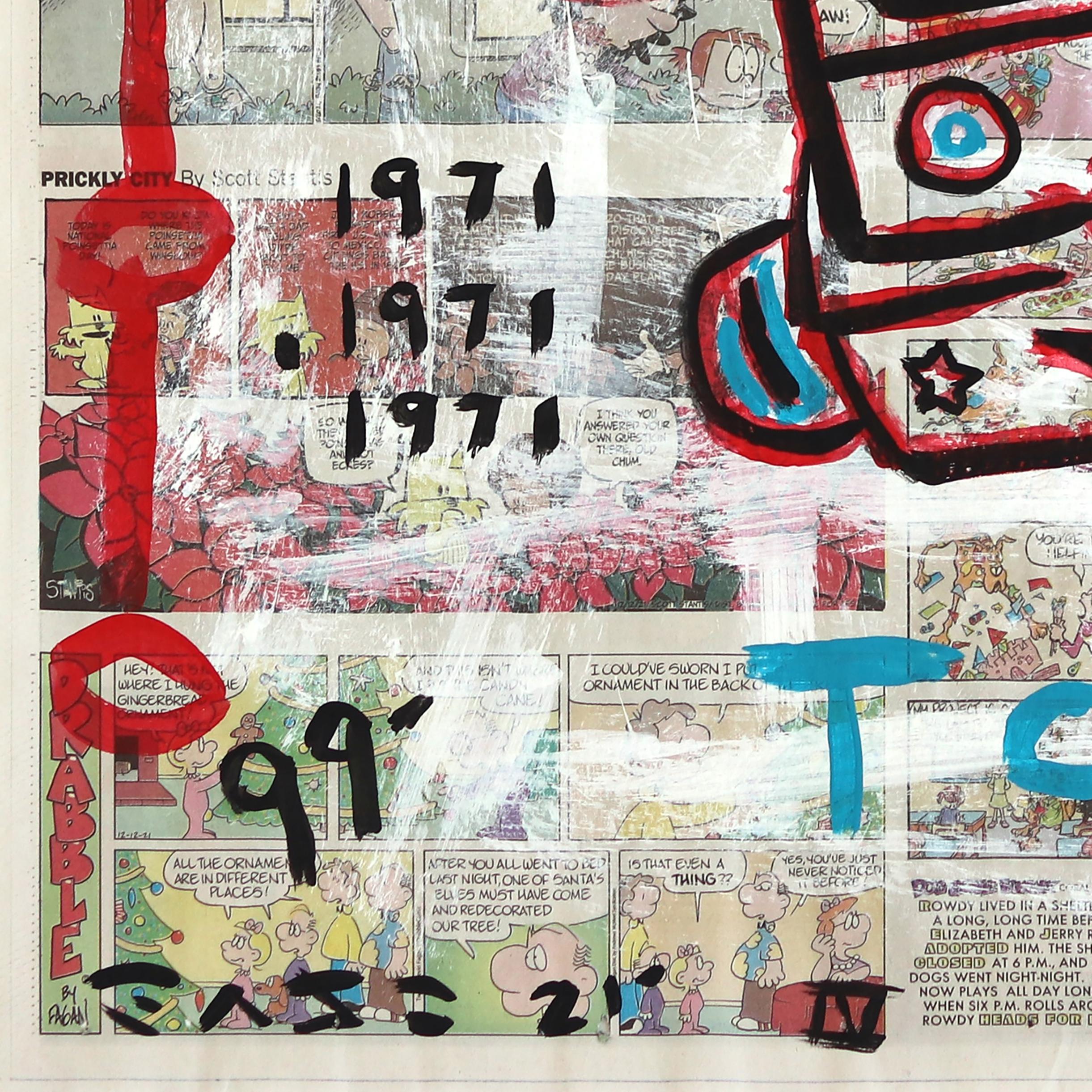 Telephone Racer - Original Toy Still Life Mixed Media Pop Kunstwerk von Gary John im Angebot 6