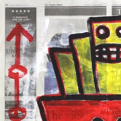 « The Mighty Fry »  Pop Street Art français par Gary John sur le journal