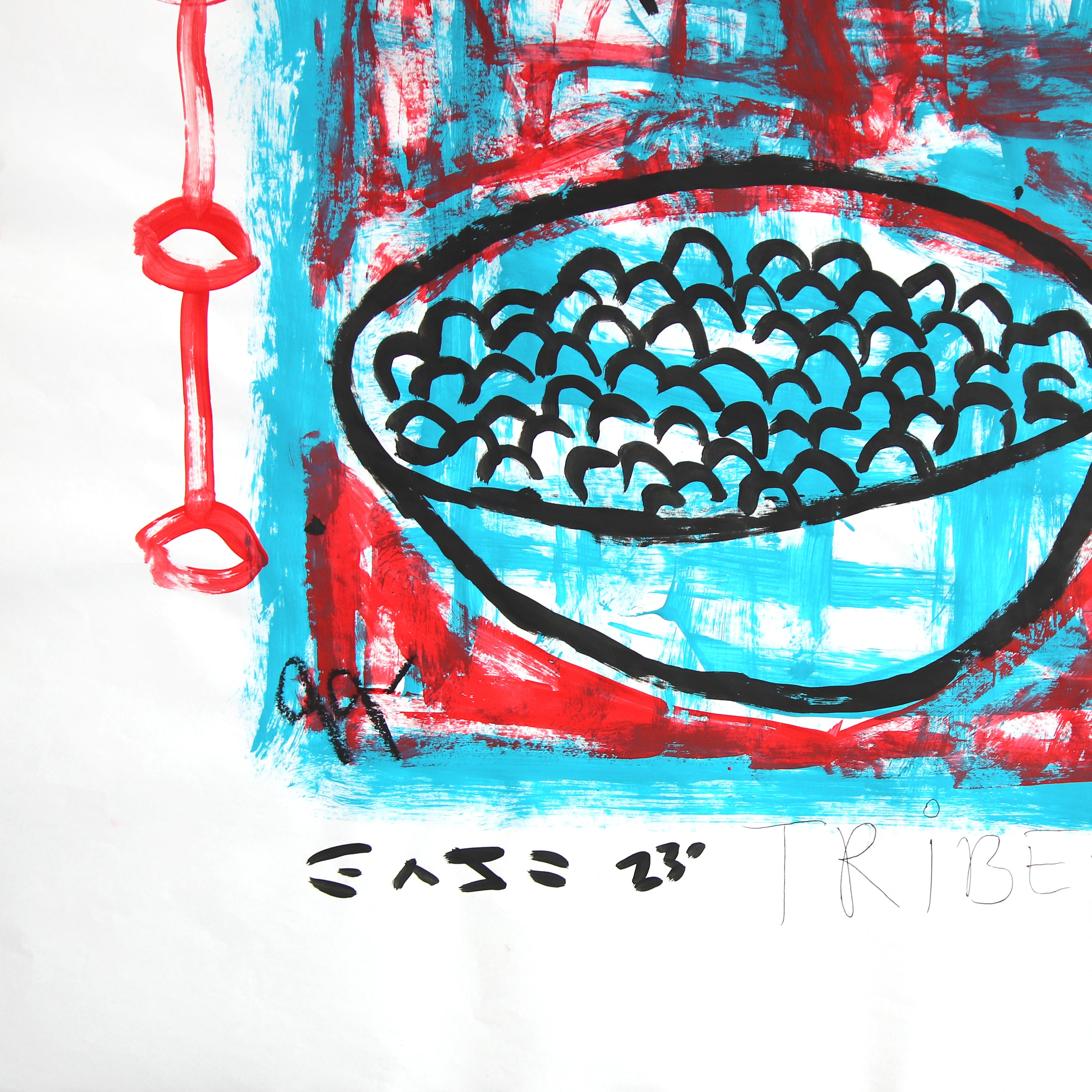 Trix Are For Me - Abstraktes figuratives Cartoon-Pop-Art-Gemälde von Gary John im Angebot 5