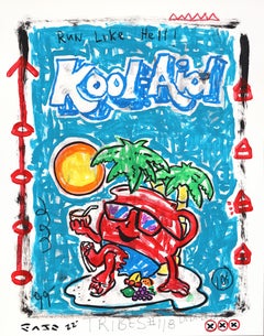 Tropical Flavor Escape - Color Drenched Still Life Kool Aid Pop Art by Gary John