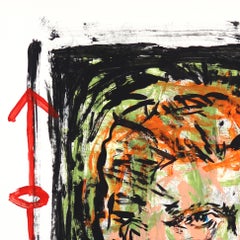 Vincent Was Here - Abstract Figurative Van Gogh Portrait Artwork by Gary John