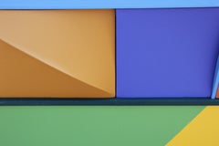 "Daybreak" Colorful Dimensional Wall Sculpture