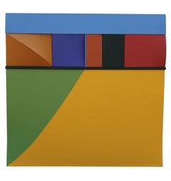 "Daybreak" Colorful Dimensional Wall Sculpture