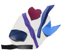 "Correnti ascensionali" Scultura a parete in due parti