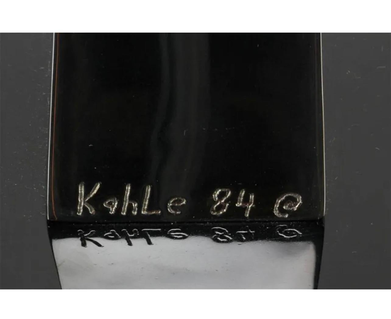 Welded Stainless Steel Reflective Abstract Modernist Sculpture Gary Kahle For Sale 1