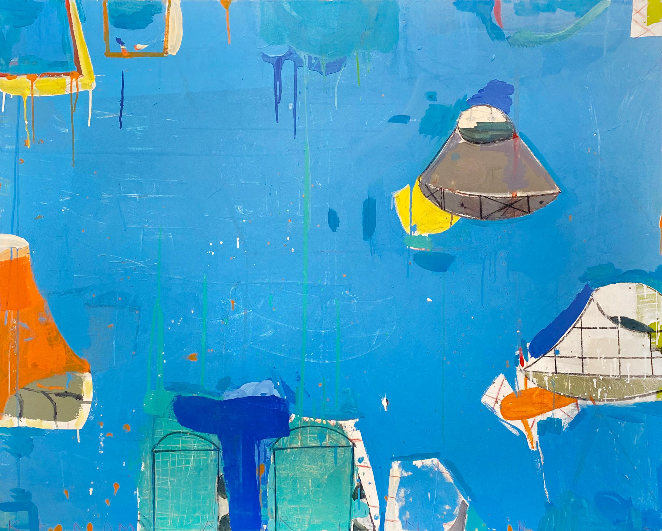 Gary Komarin Gary Komarin, "Collage Series XII," Acrylic and Collage