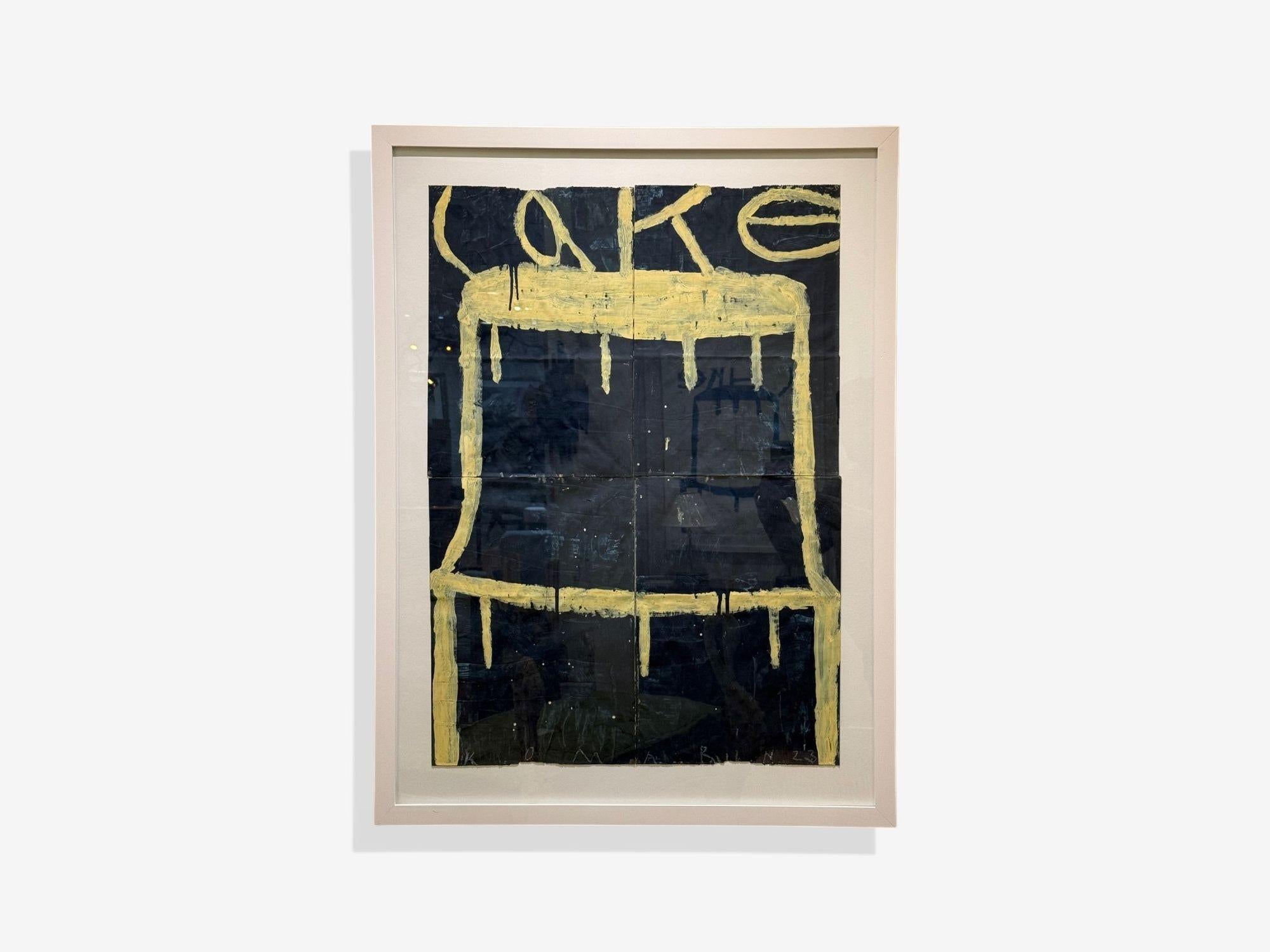 Gary Komarin, Blue and Yellow Contemporary 'Cake' Painting, American, 21st C.

CAKE by Gary Komarin. On view now and available for sale exclusively  through our Americana Manhasset gallery where we represent the world renowned NYC born contemporary