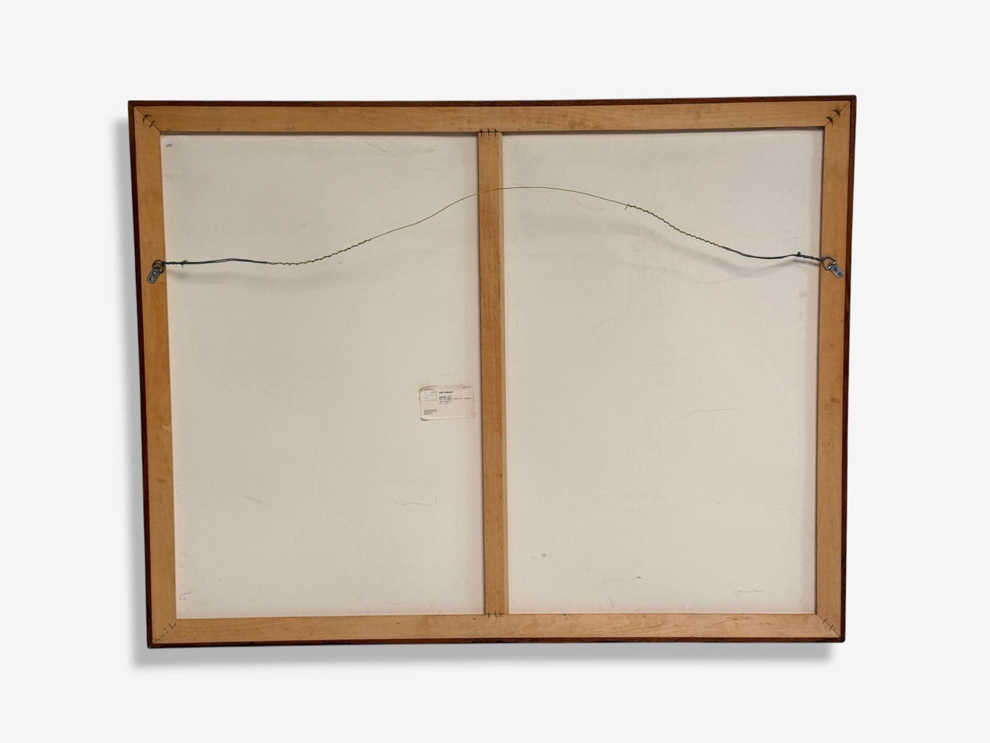 Gary Komarin, Zeitgenössisch, Öl auf Papier, großes abstraktes Gemälde, USA, 1987 im Angebot 6
