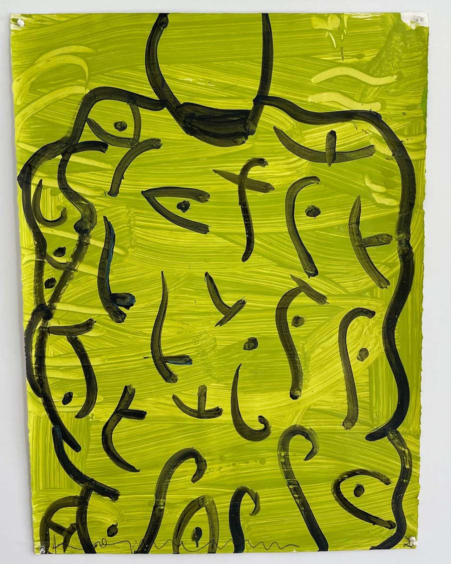 Black on Lime (From Fifteen Vessels at Kit Mandor)