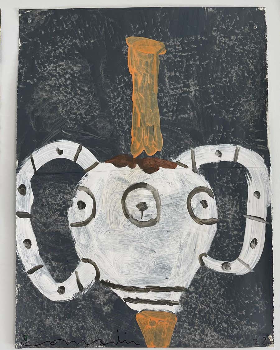 White on Slate (From Fifteen Vessels at Kit Mandor)