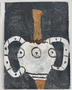 Blanco sobre pizarra (De Quince vasijas en Kit Mandor)