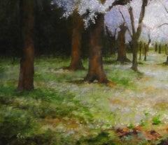 Cherry Blossoms- Oil Landscape Painting