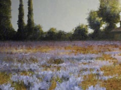 Lavender Field- French Landscape Painting