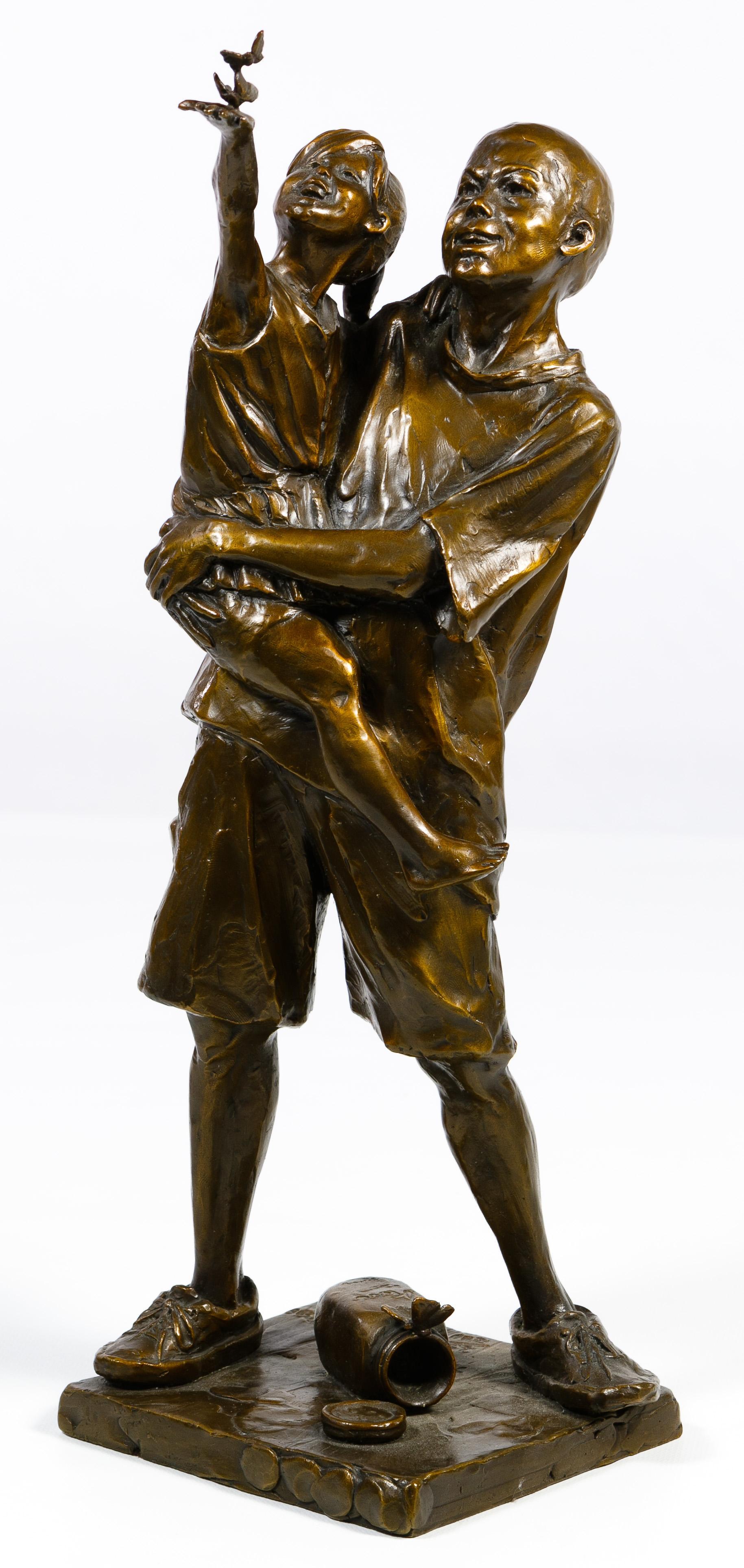 Gary Lee Price Figurative Sculpture - New Seasons