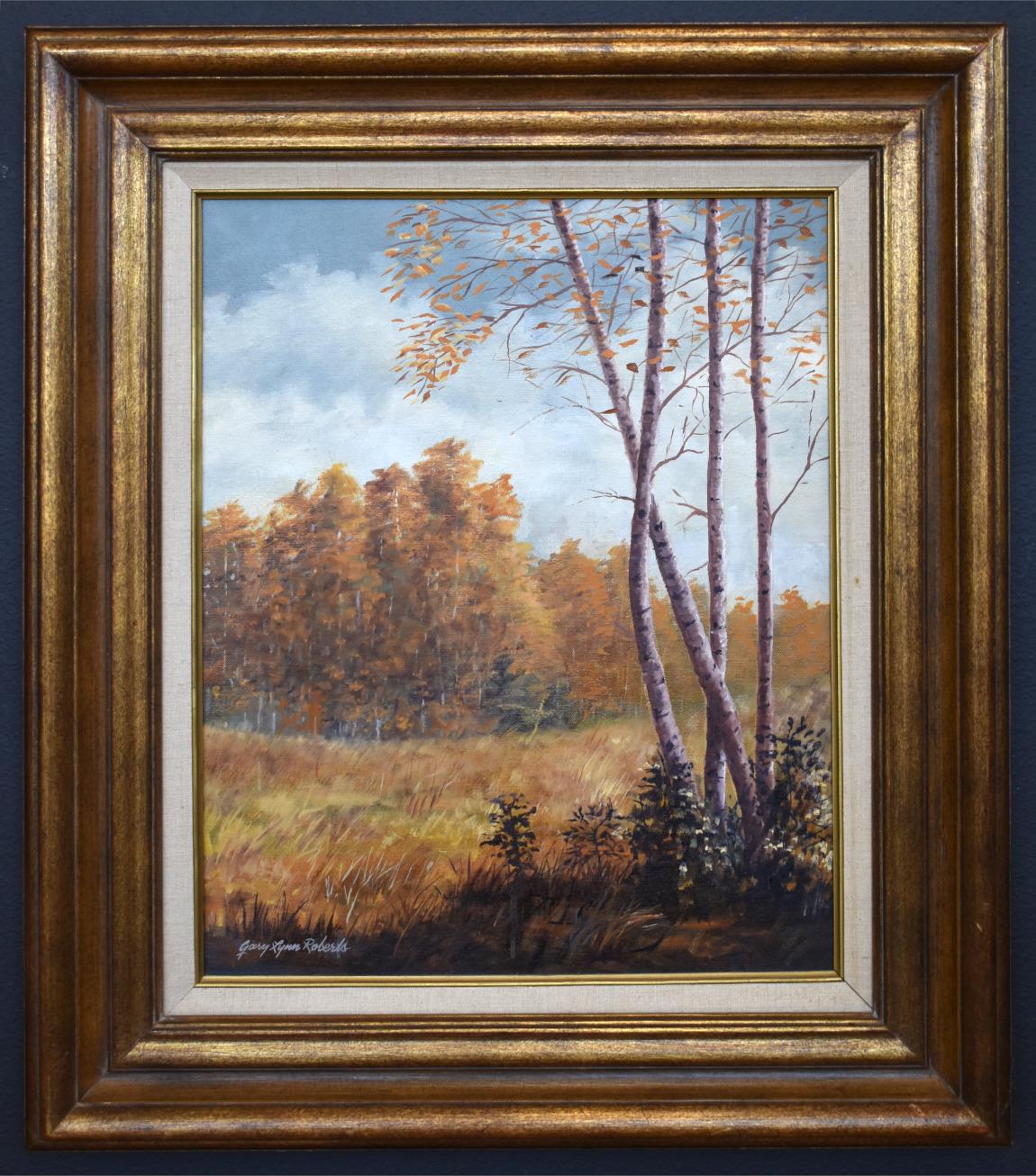 Gary Lynn Roberts Landscape Painting - "FALL LANDSCAPE" HILL COUNTRY
