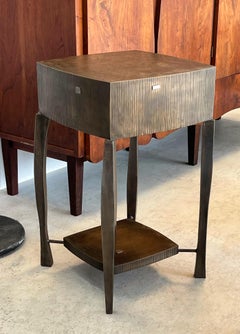 Gary Magakis Sculptural Metal Side Table, 2006