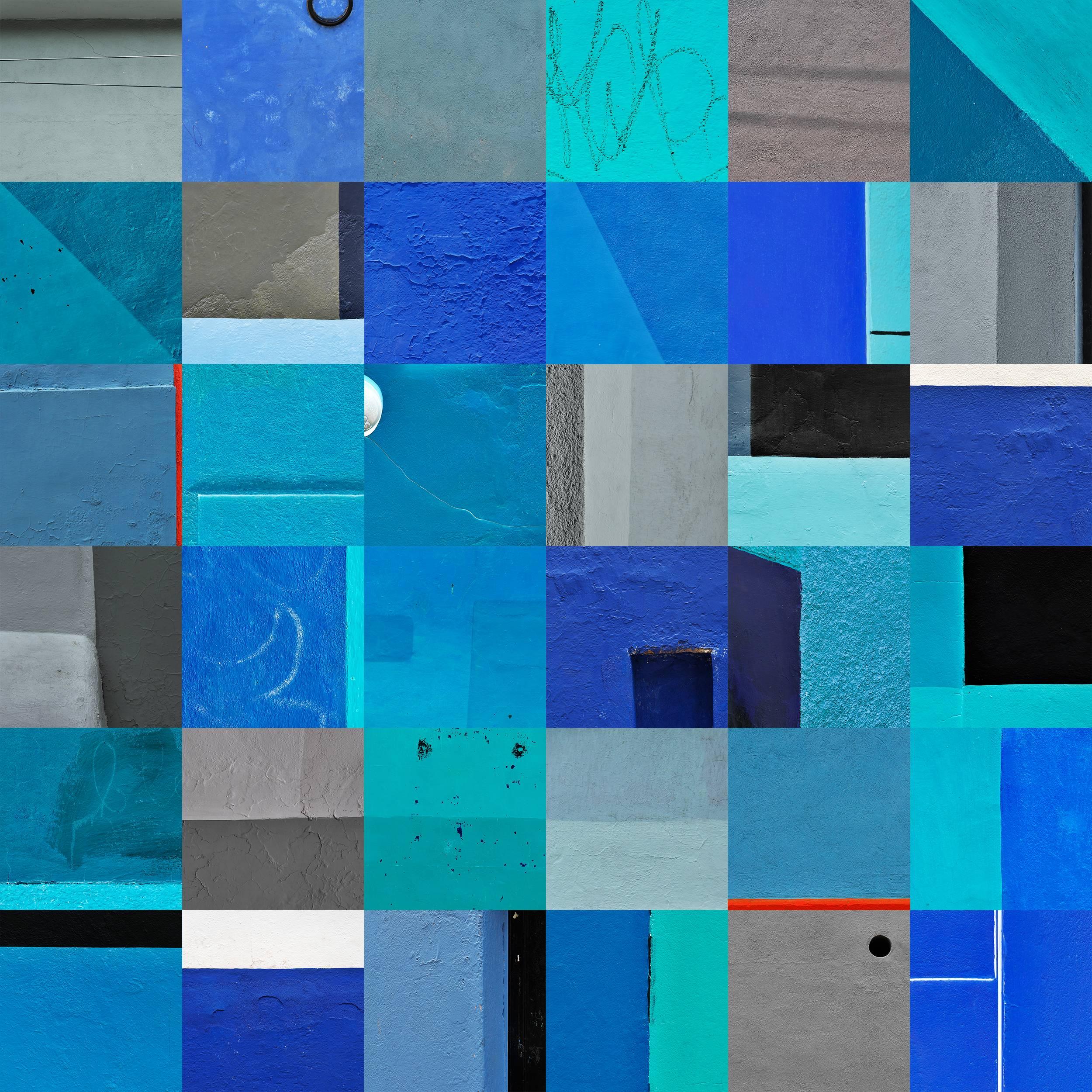 Gary Mankus Abstract Photograph - Blue Walls