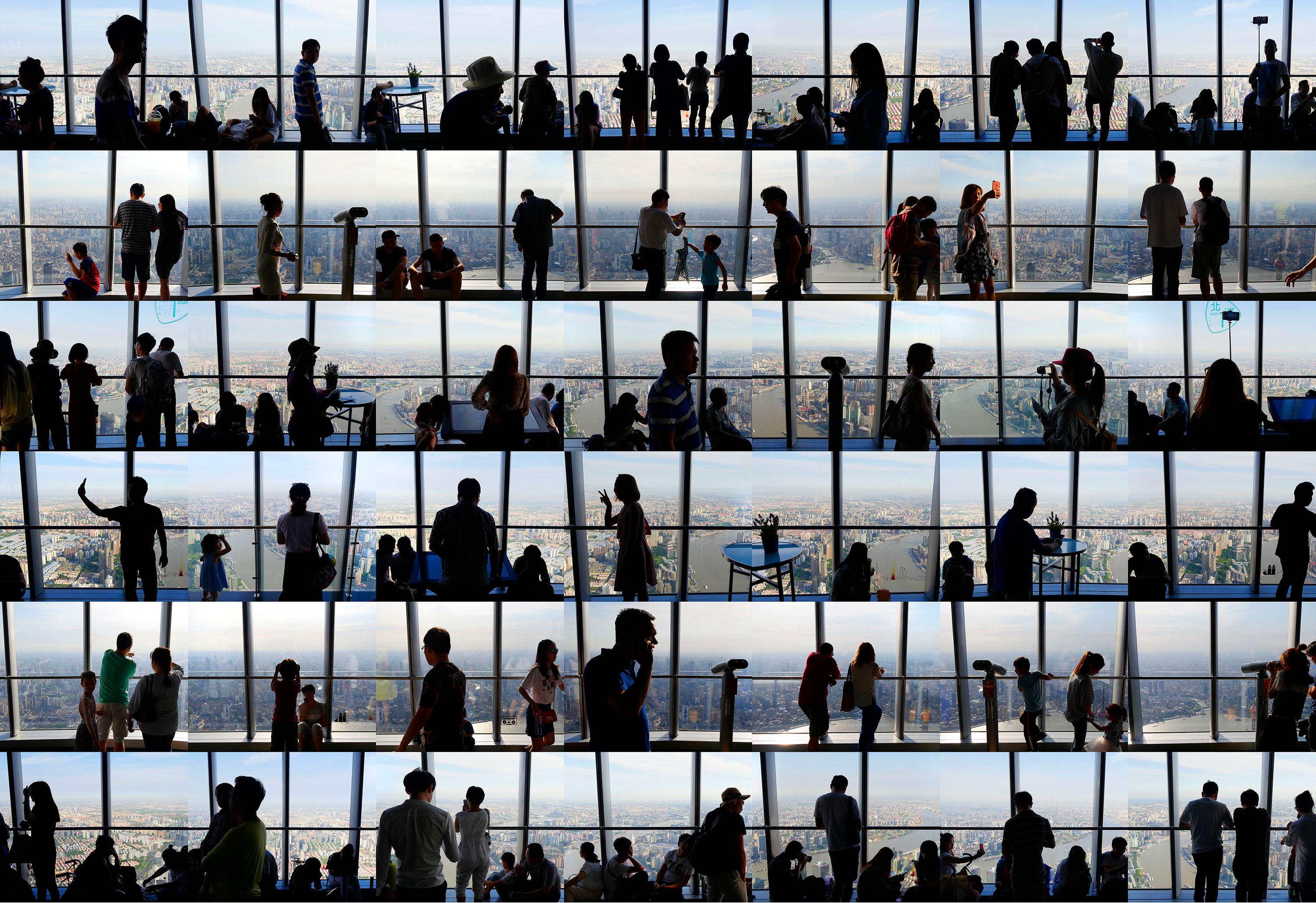 Gary Mankus Landscape Photograph - Shanghai Tower