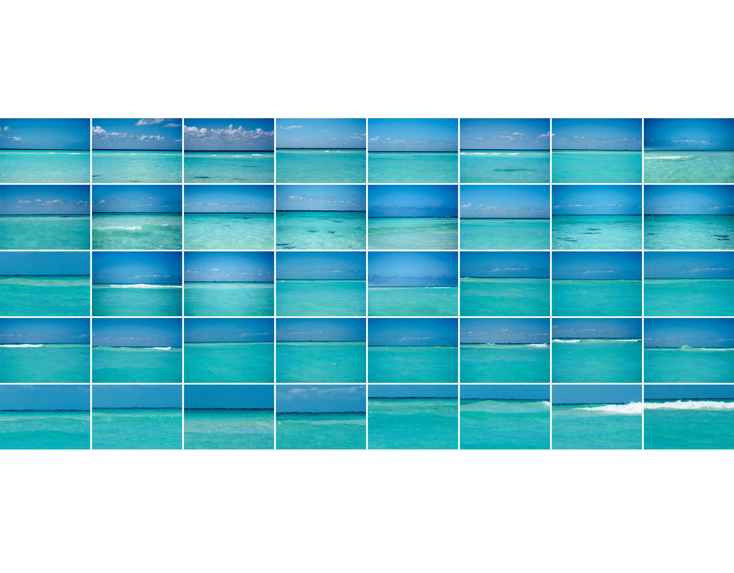 Blaue Horizonte – Print von Gary Mankus