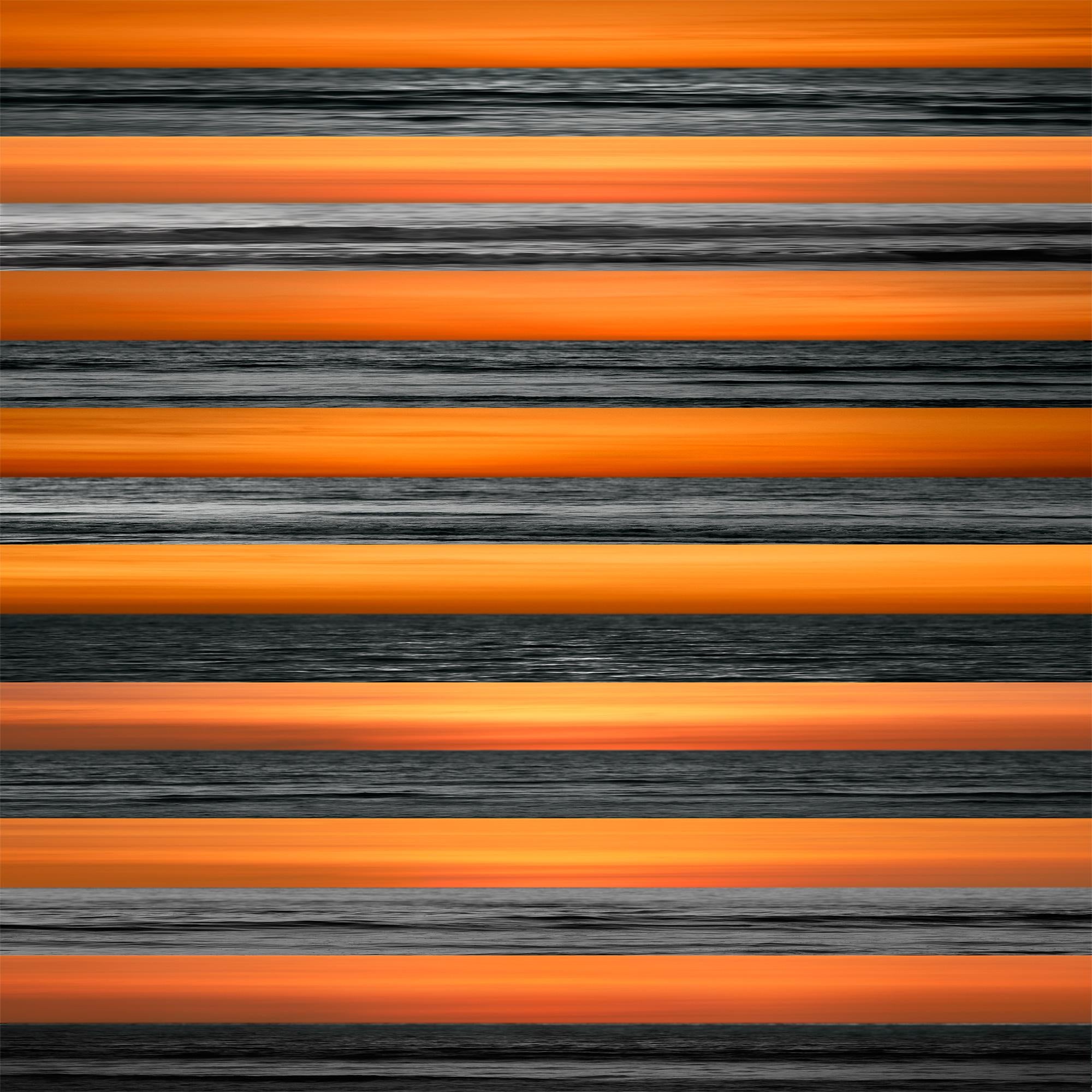 Orange Seascapes - Abstract Art by Gary Mankus