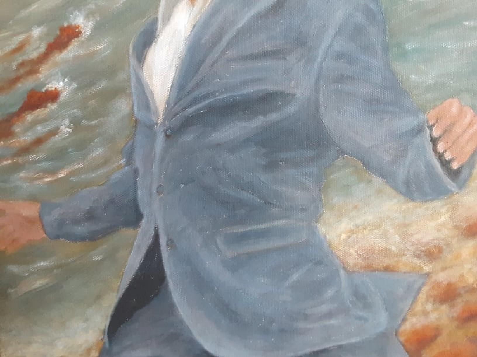 Óleo sobre lienzo -- Entrando en la jubilación en venta 2