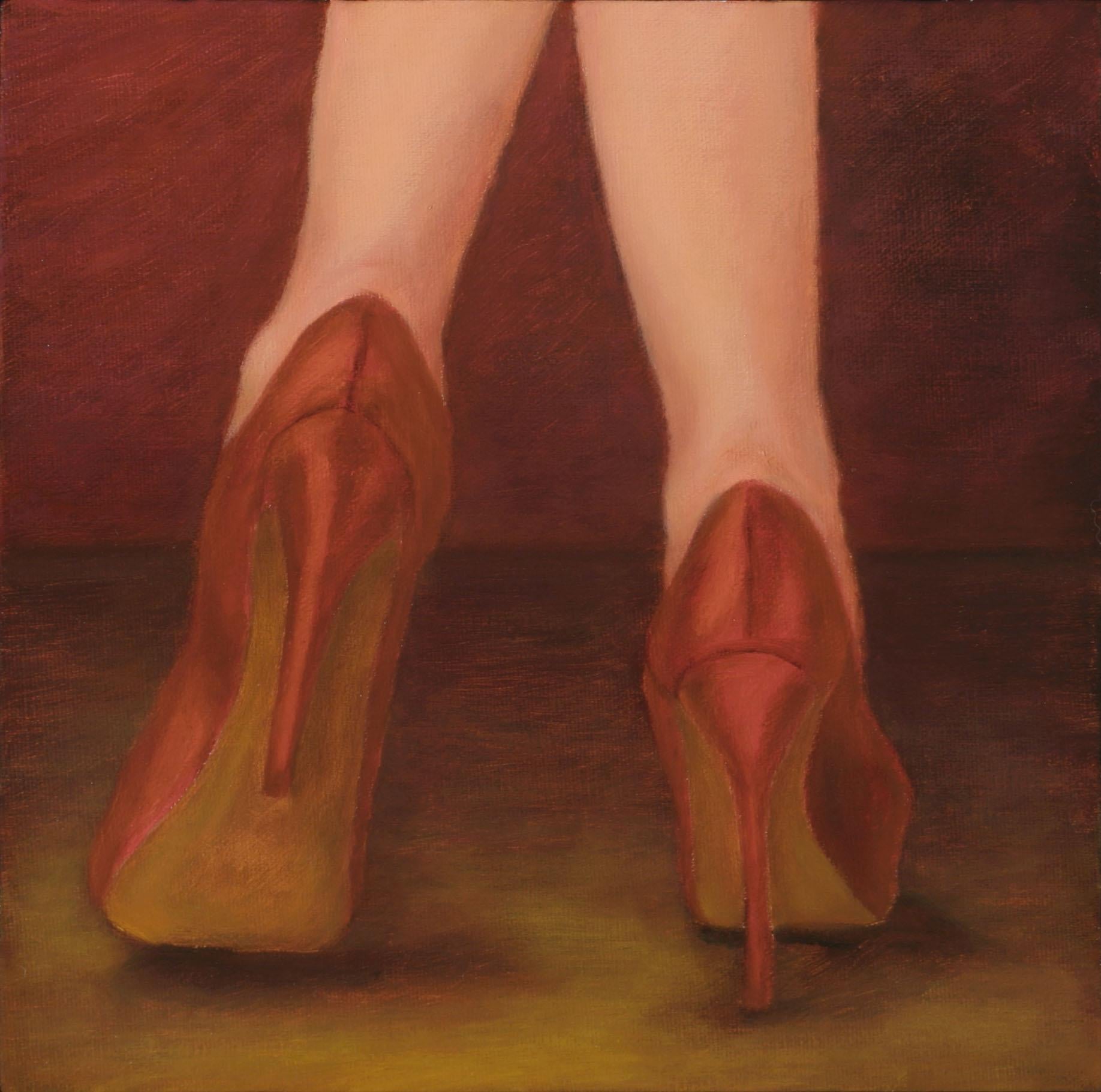 Gary Masline Figurative Painting - Oil on Canvas Painting -- Accessorize