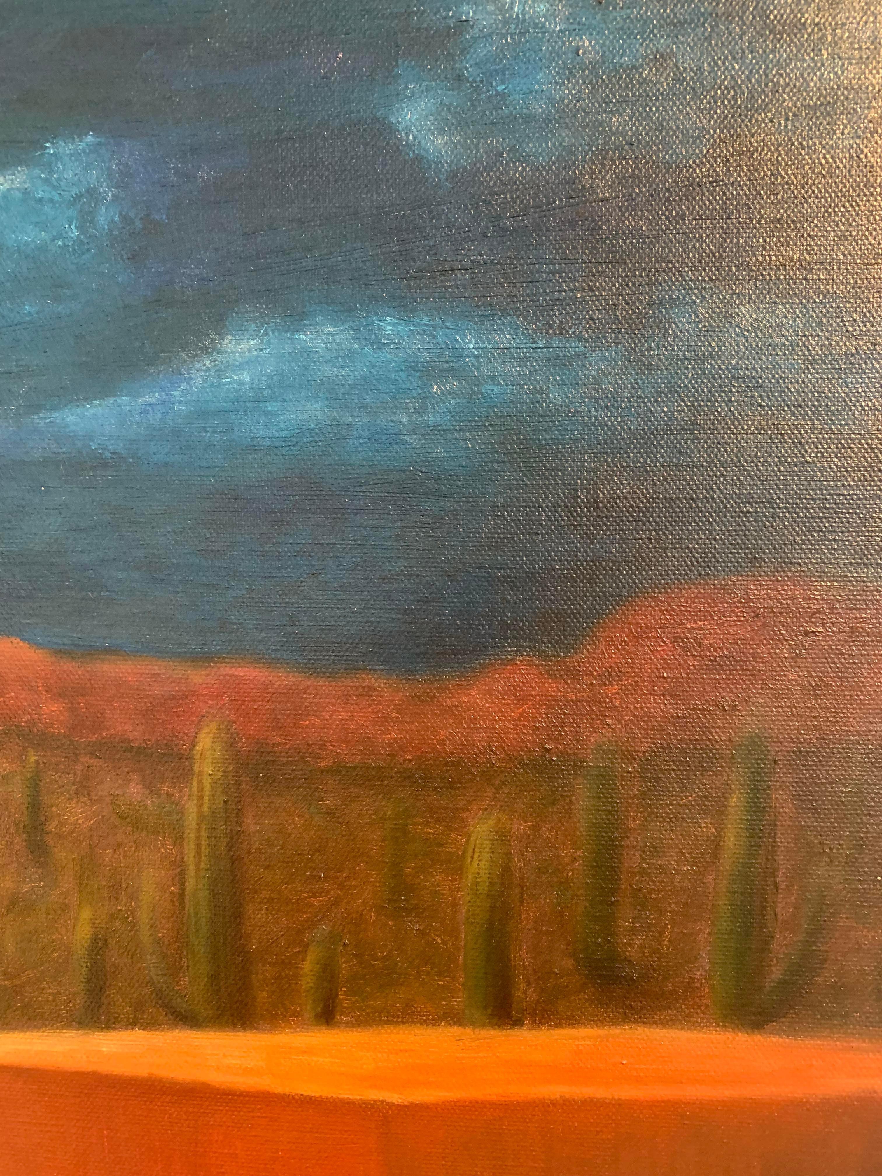 Oil on Canvas Painting -- Desert Studio For Sale 2