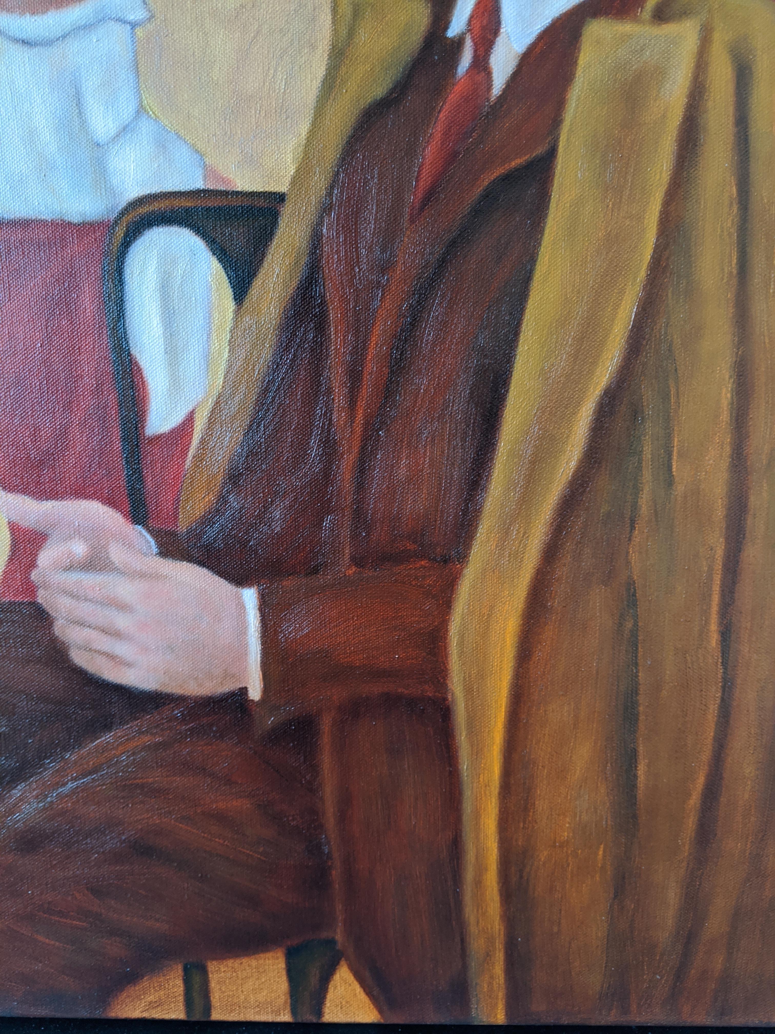 Oil on Canvas Painting -- Going Out For Sale 5