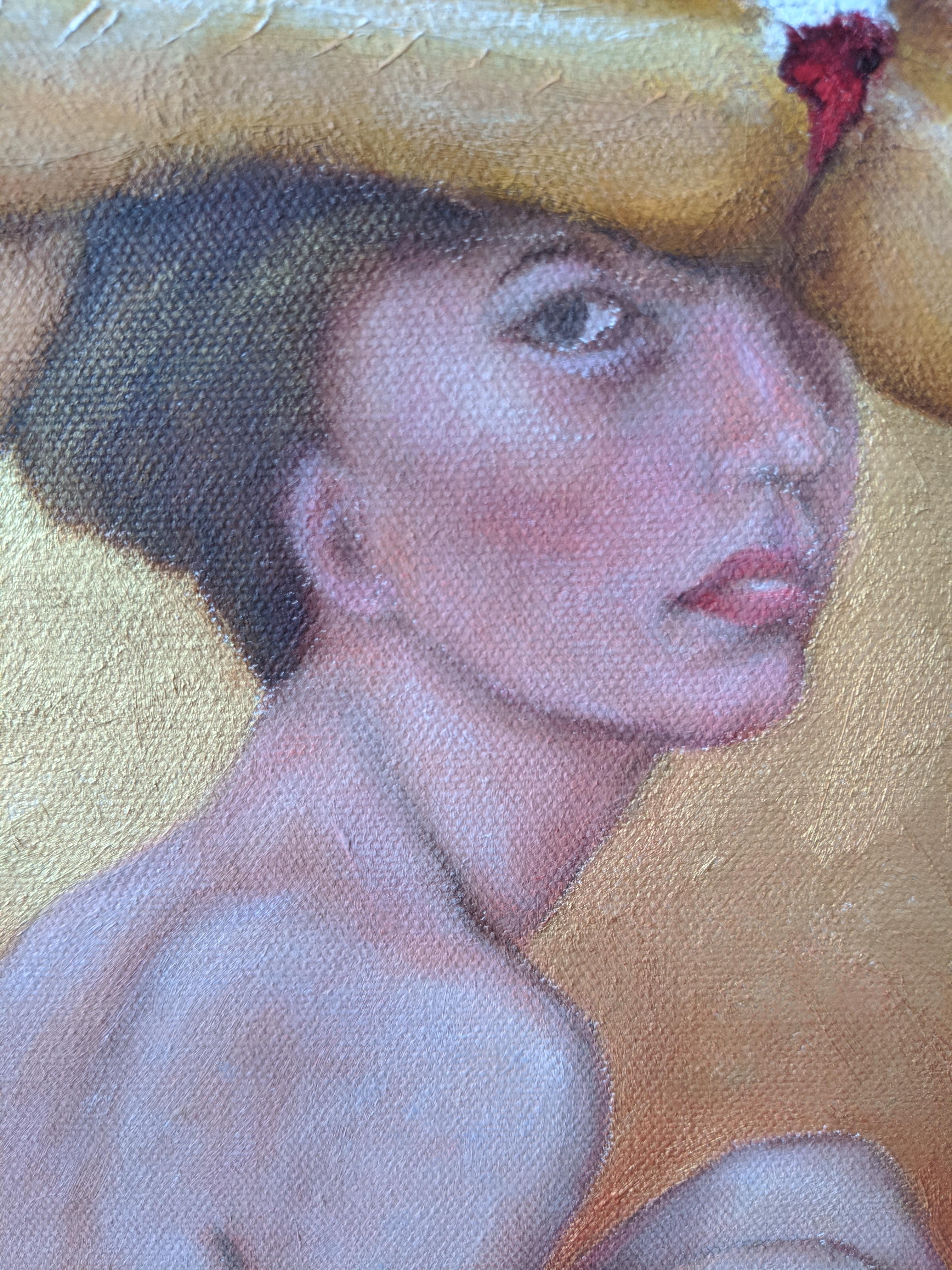 Oil on Canvas Portrait -- Balancing Life's Desires 13