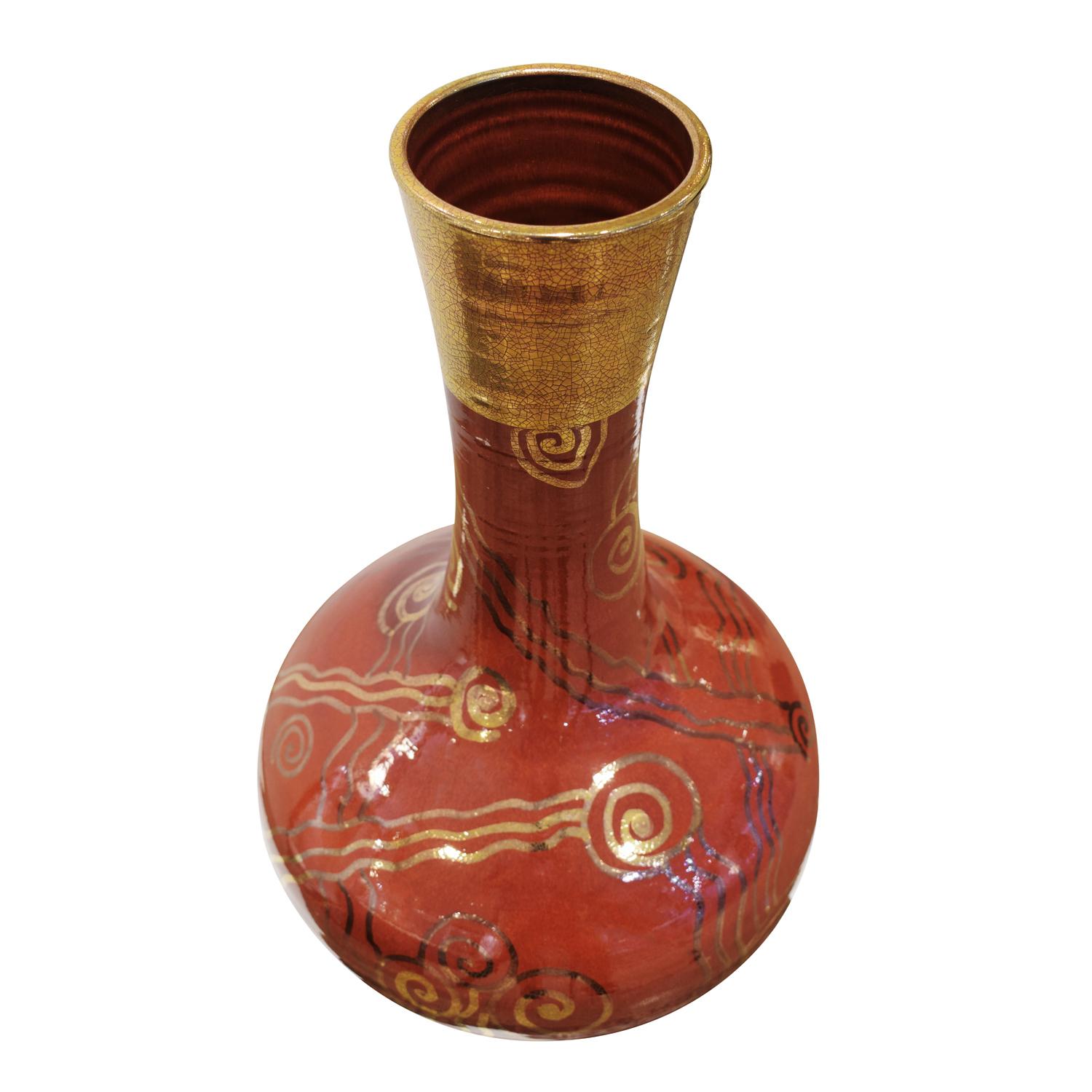 Mid-Century Modern Gary McCloy Large Hand-Thrown Ceramic Vase 1970s 'Signed'